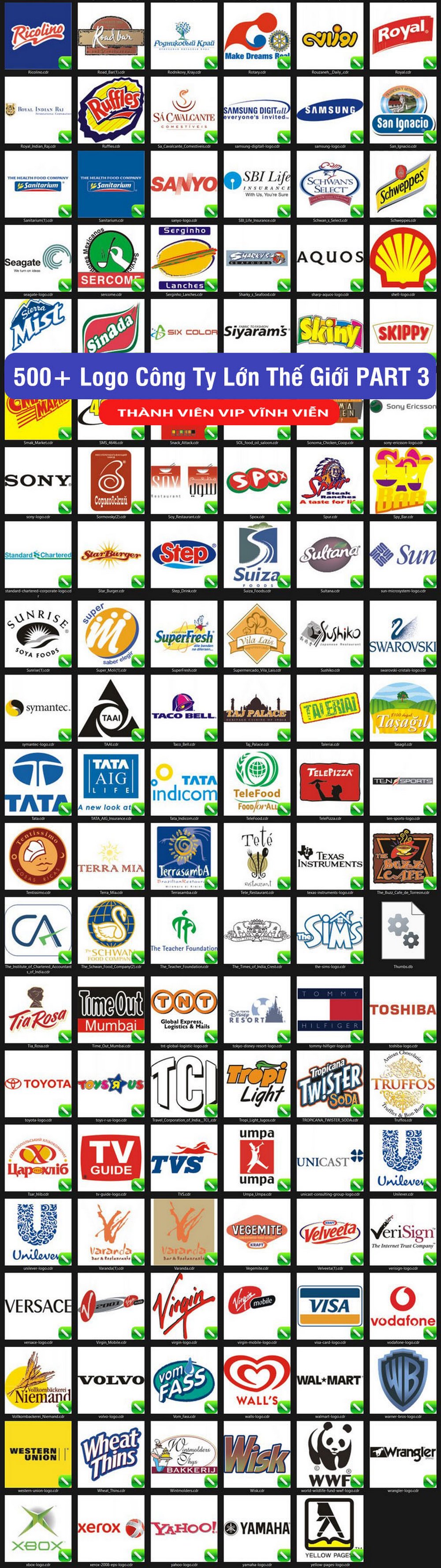 500 Logo công ty nổi tiếng thế giới file corel phần 3