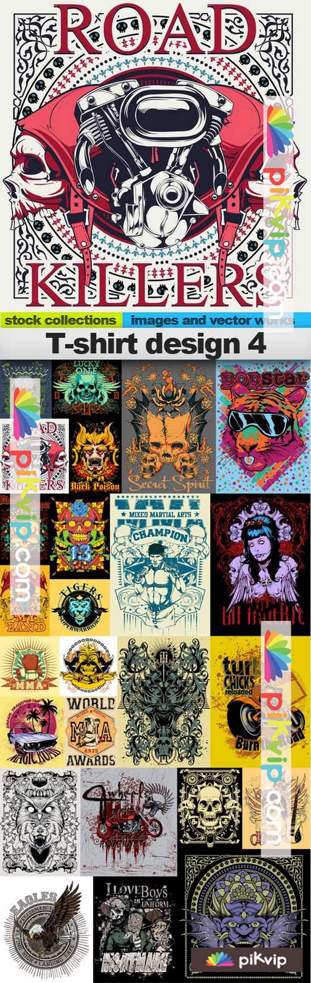 T-shirt design 4 25xEPS